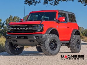 Ford Bronco Custom Wheels (1) - Rough Country - 88 Series - Gloss Black - 17 x 8.5 / 6 x 5.5 / -12 / 4.5" 
